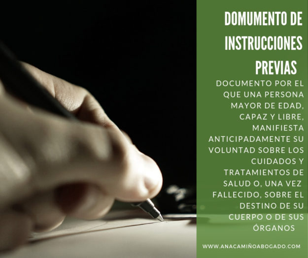 Eutanasia, testamento vital o instrucciones previas