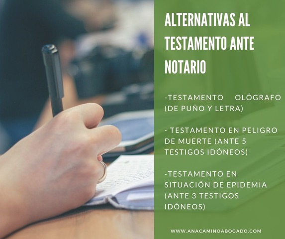 alternativas testamento