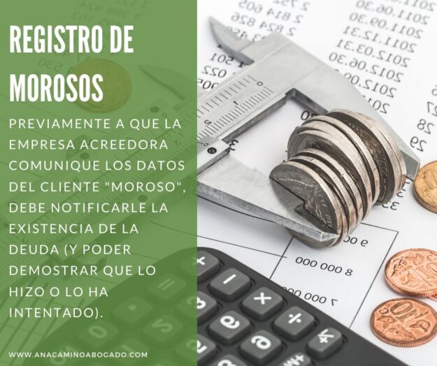 Registro de morosos Registro de morosos