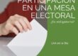 Participación en mesa electoral