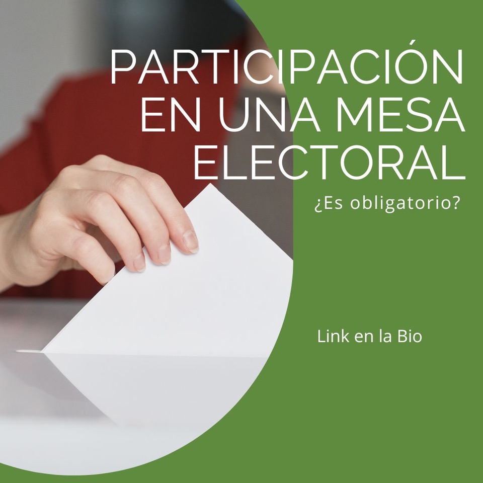 Participación en mesa electoral